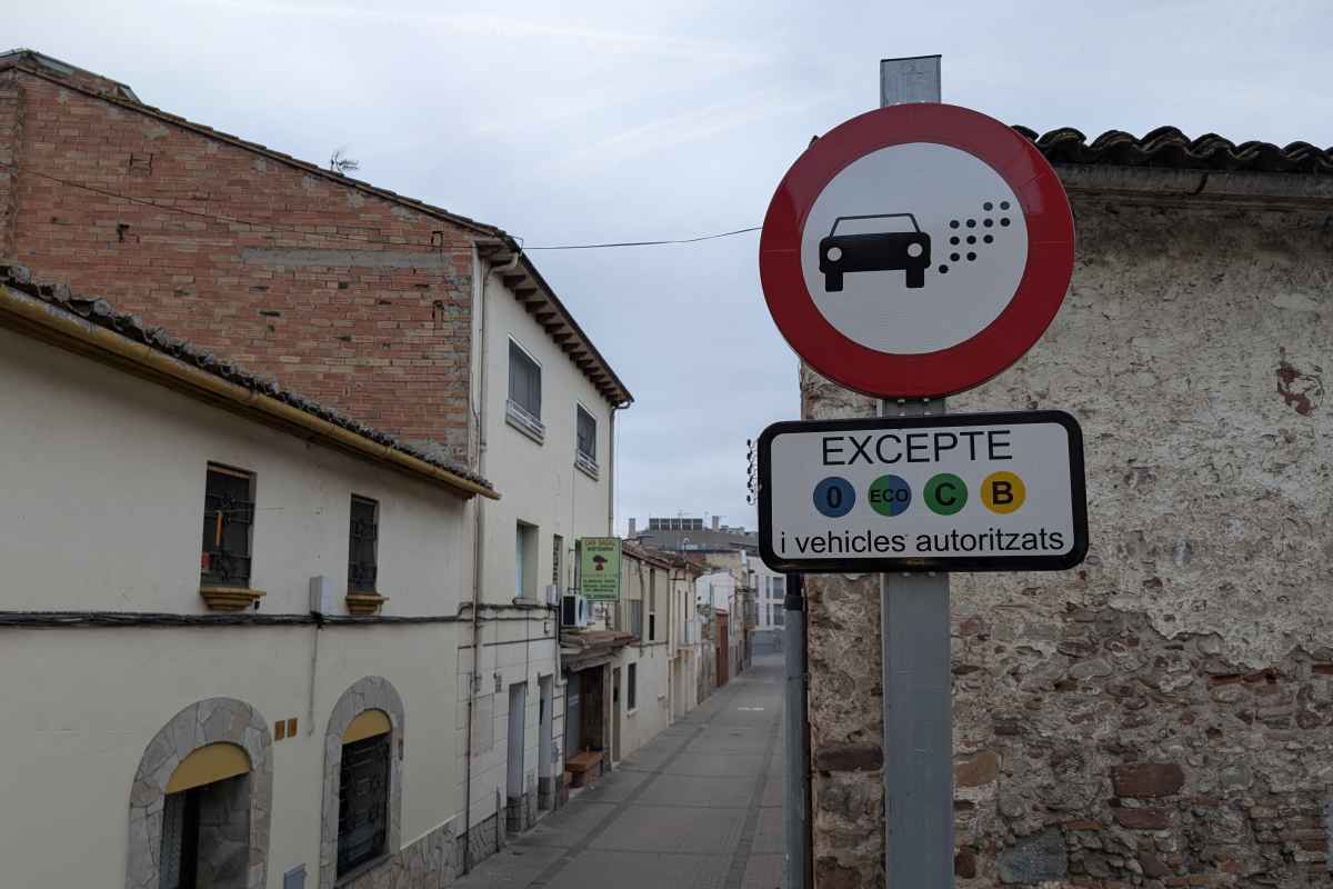 senyalització de la ZBE